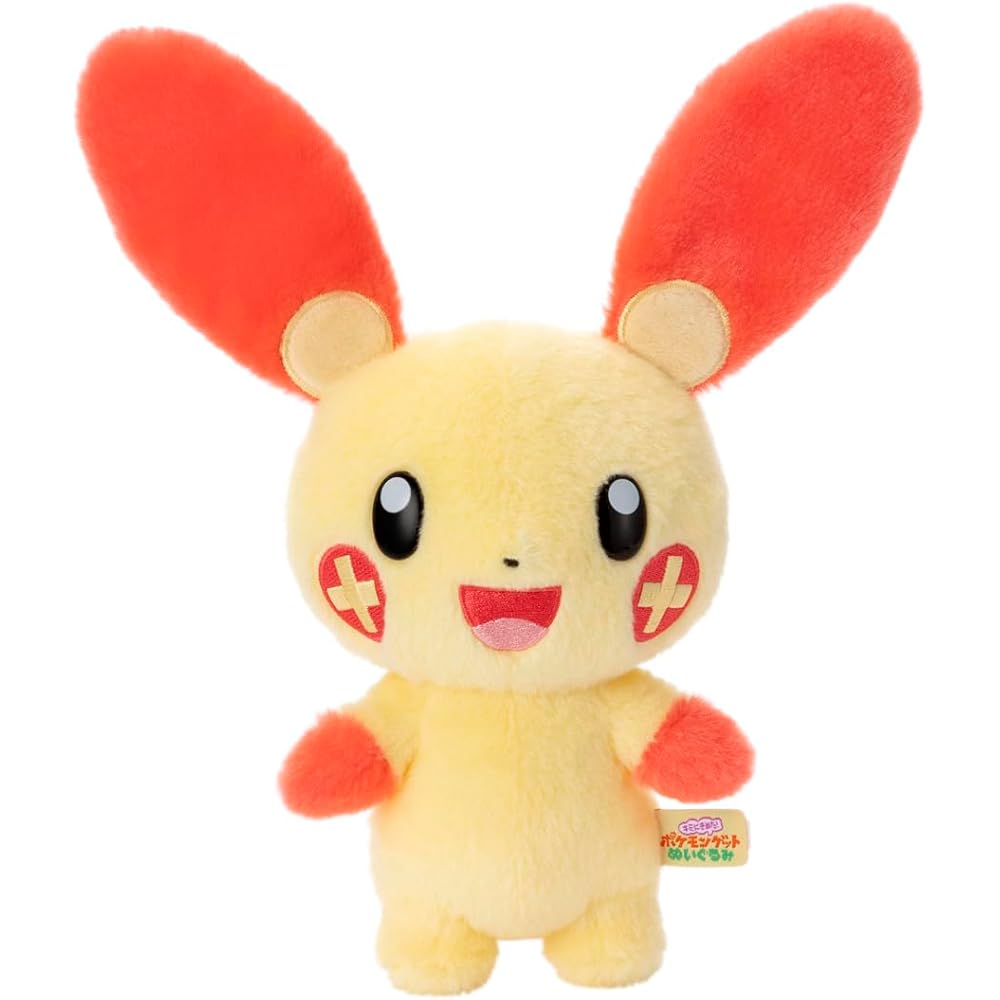 Takaratomy A.R.T.S Pokemon Plush Toy Plusle 25cm Height Soft Stuffed Animal