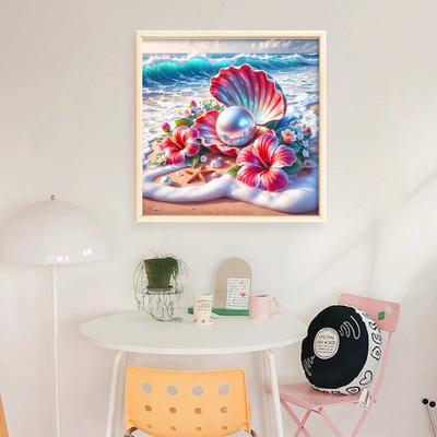 Zestaw do haftu krzyżykowego z nadrukiem plażowym DIY 11CT Zestaw do rękodzieła haftowanego Dekoracja domu