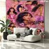 Aitana Custom Name Wall Tapestry Aesthetic Wall Hanging Printed Fabric Blanket Decorative Tapestries for Bedroom Living Room Home Decor