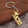 Keychain Pendant Lightweight Metal Texture Portable Key Ring Practical Stylish Keychain for Mother's Day/Father's