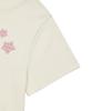 LMR Cat Symbol Applique Short Sleeve T-Shirt Cream