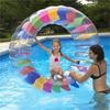 2025 Summer Kids Colorful Giant Water Inflatable Float Wheel Roller Float  Roll Ball Swimming Pool Grass Beach Sports Games Toys