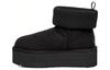 Classic Mini Platform Felted Boot Black Women's 1144047-BLK