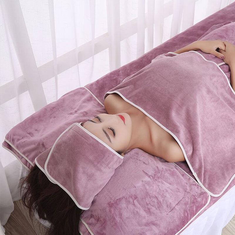 Home Bathroom Absorbs Water Quickly Beauty Salon Soft and Comfortable Towel Bath Towel Bag Turban Bath Skirt Massage Special Set