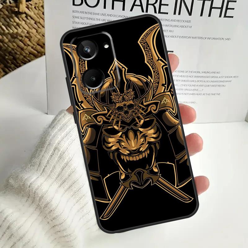 Samurai Mask Demon For Realme 15 10 11 12 13 14 Pro Plus C65 C67 C63 C61 C55 C51 C53 C35 C75 GT6 GT7 Pro Case