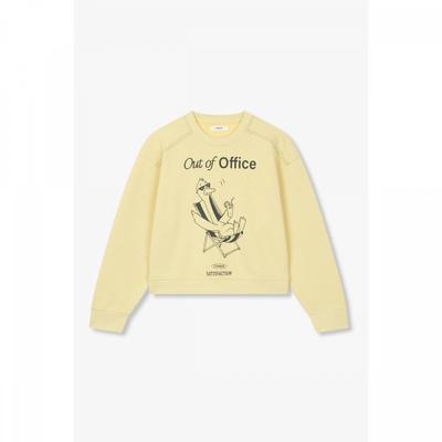 Graphic Crop Sweatshirt  9106122107 