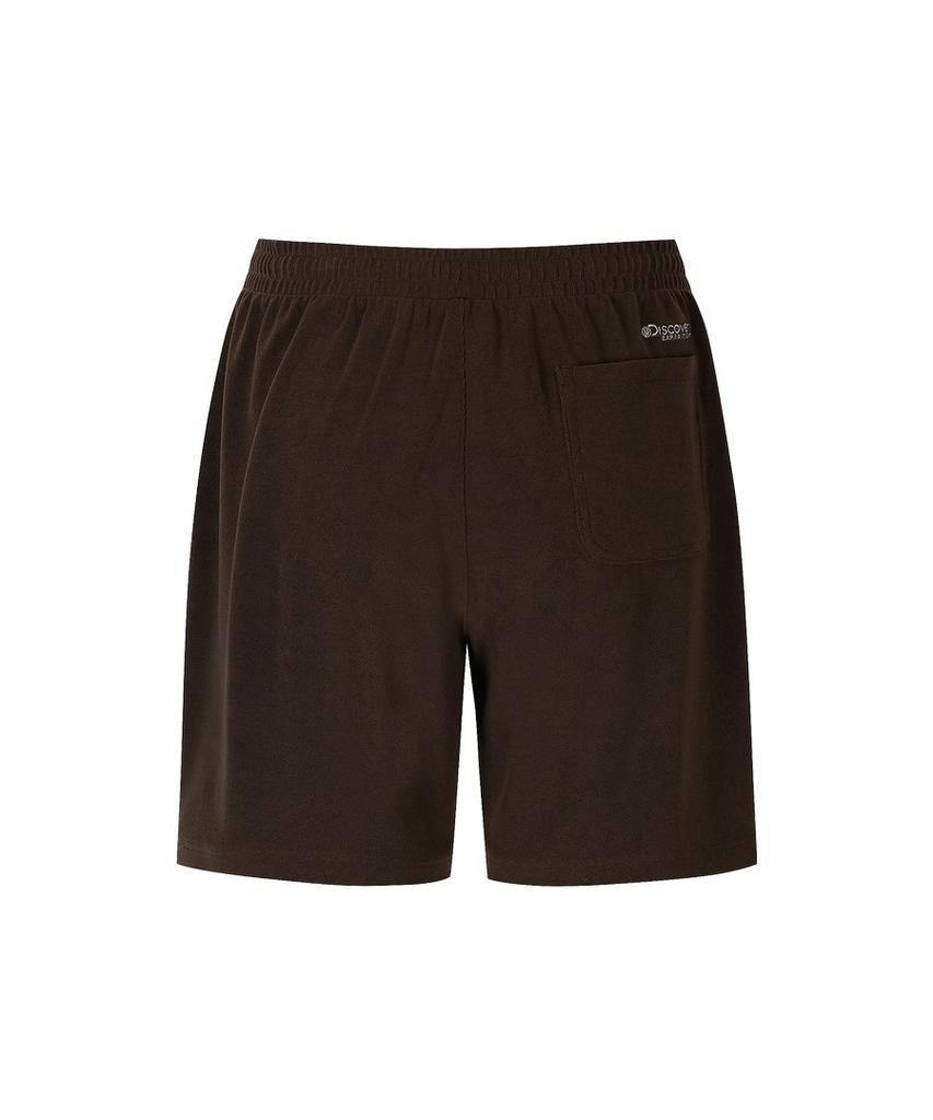 DISCOVERY EXPEDITION Men'S Terry Setup Boardshorts (Brown)