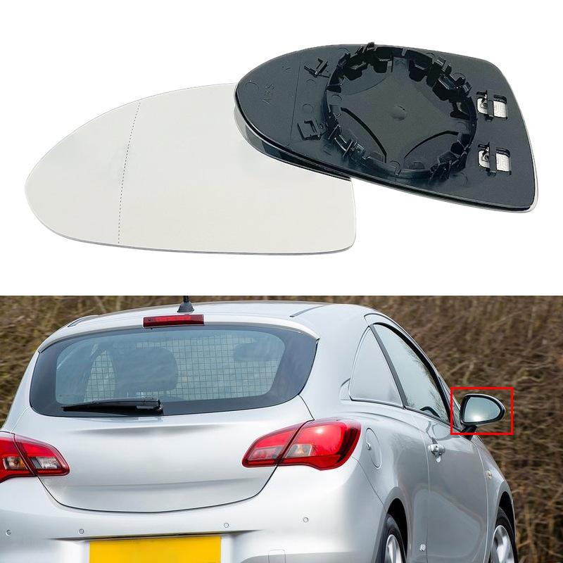 For 06-19 Opel Corsa D E reversing lenses, rearview lenses, reflective mirror glass heating