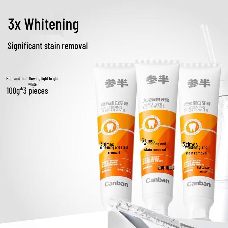 Sanban Shimmering White Orange Blossom Toothpaste