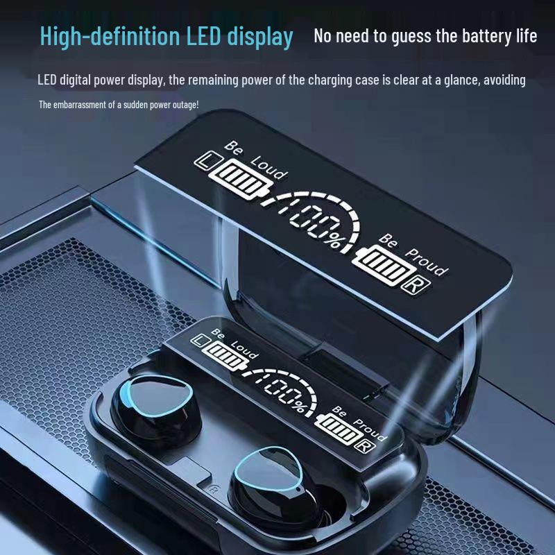 M10 Wireless Bluetooth Noise-Cancelling Gaming Earphones with Long Battery Life