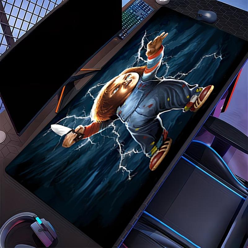 Horror Movie Print Mouse Pad, for Keyboard Pad Laptop PC Mat for Office Home Use, Desk Decor, Perfect Birthday Gift for Gamers
