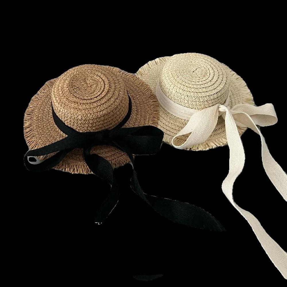 Plastic Doll Shoes Multistyles Bow Straw Hat for azone/licca/ob24/26/27 Dolls For Blythe Dolls