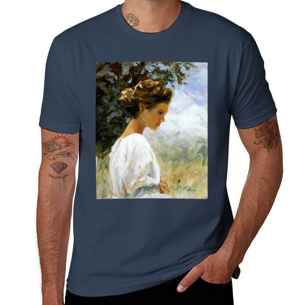 Camiseta de Verano con Sol Utilidad Casual Camiseta de Trabajo