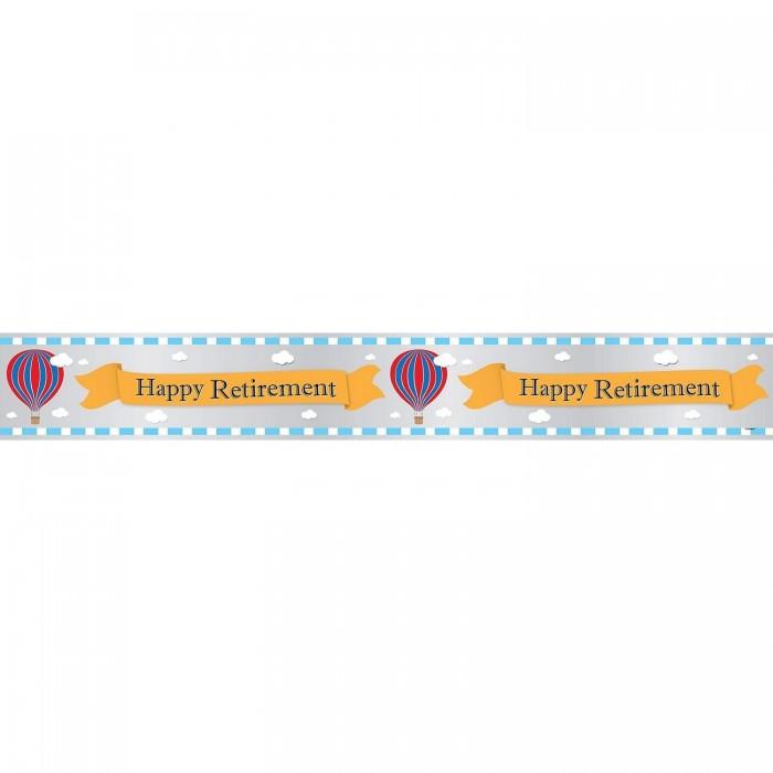Unique Party Happy Retirement Folien-Heißluftballon-Banner