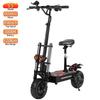 Electric Scooter Foldable Boyueda 11" 3000Wx2 Motor With Seats 60V 38AH Max Range 120Km Black S3