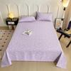 Coarse Cotton Bed Sheet: Student Dormitory Single/Double Linen 3-Piece Set