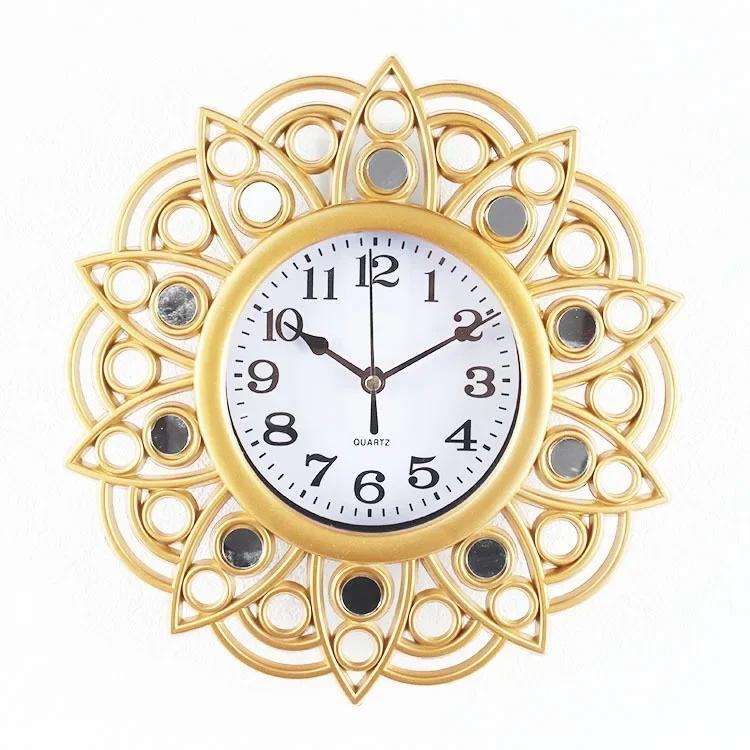 Modern Home Wall Decoration Clock Font Clear Wall Clock Travel Time Accurate Border Three-dimensional Hanging Quartz Clock
