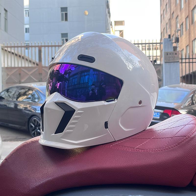 New Scorpion Retro Motorcycle Cascos Moto Locomotive Personality Multi-purpose Combination Helmet Half M L XL XXL XXXL