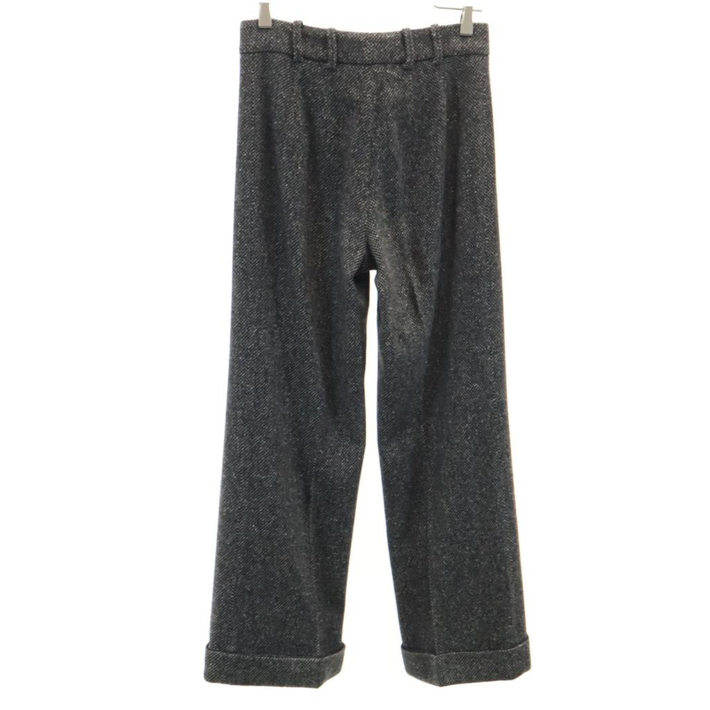 MAX MARA Wool silk blend Long pants 38 gray Women Used