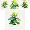 Ficus Pandurata Hance Faux Greenery With Realistic Leaves For Office And Living Room