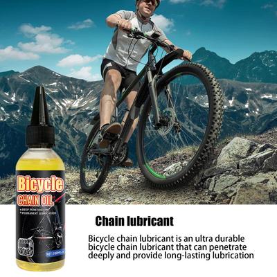 100ml Langlebiges Fahrrad-Spezialschmiermittel MTB Rennrad Mountainbike Dry Lubricant Kettenöl für Gabelkette Fahrradzubehör