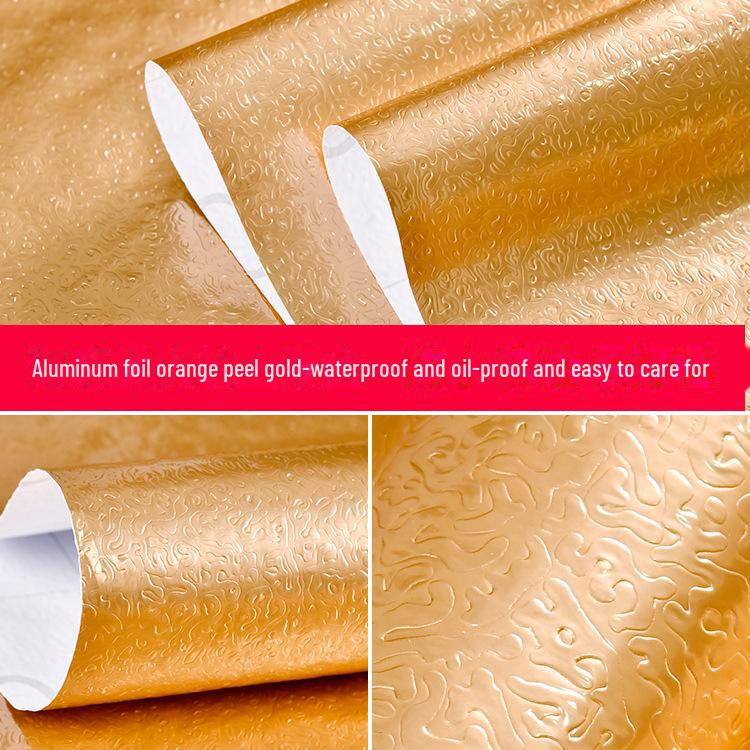 Autocolant Tapet de Bucătărie din Folie de Aluminiu Impermeabil, Rezistent la Ulei