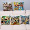 A-Asterix Et O-Obelix Manga Pillowcase Toon Gift Cushion Cover Bedroom Home Sofa Chair Seat Decor Pillow Case