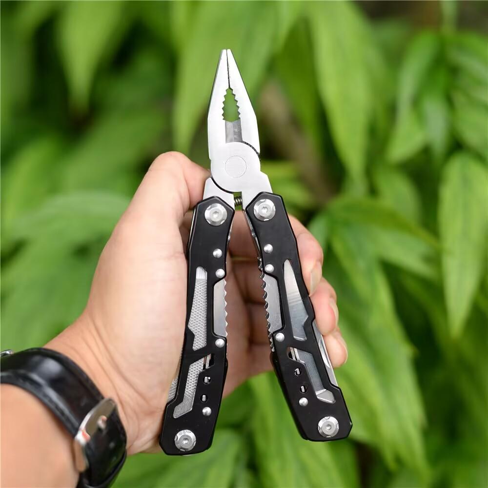 Stainless Steel Multi-tool Pliers Outdoor Combination Knife Pliers Folding Portable Multi-purpose Pliers Tools