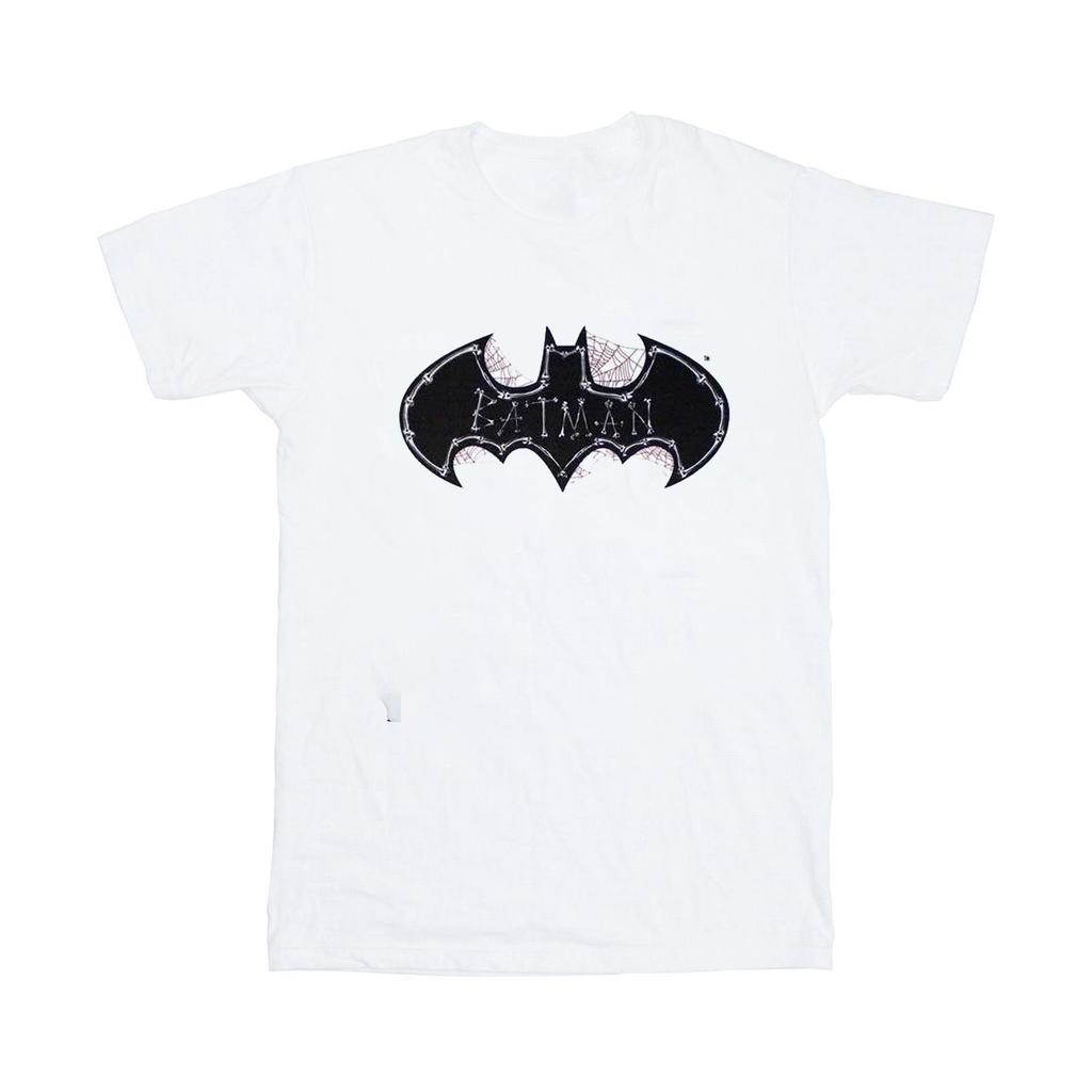 Batman Unisex Adult Bat Skull & Cobwebs T-Shirt