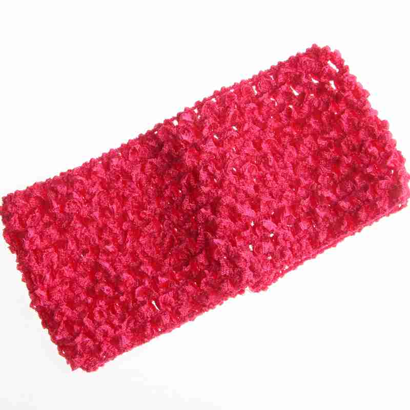 10PCS 7CM 2.76" Fashion Knit Headband for Hair Accessories Hollow Out Elastic Hairband for Headwear Hair Flowers