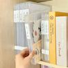 File Storage Box Transparent Double Buckle Plastic Archive Box Waterproof Dustproof Visa Graduation Certificate Information Box