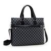 TS JYL laptop bag,Plaid Men Briefcase Fashion Large Business Laptop Shoulder Crossbody