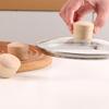 Pot Lid Handle Universal Pot Lid Holding Handle Wood Replaceable Knob Cap Cookware Handgrip Parts Kitchen Accessorie