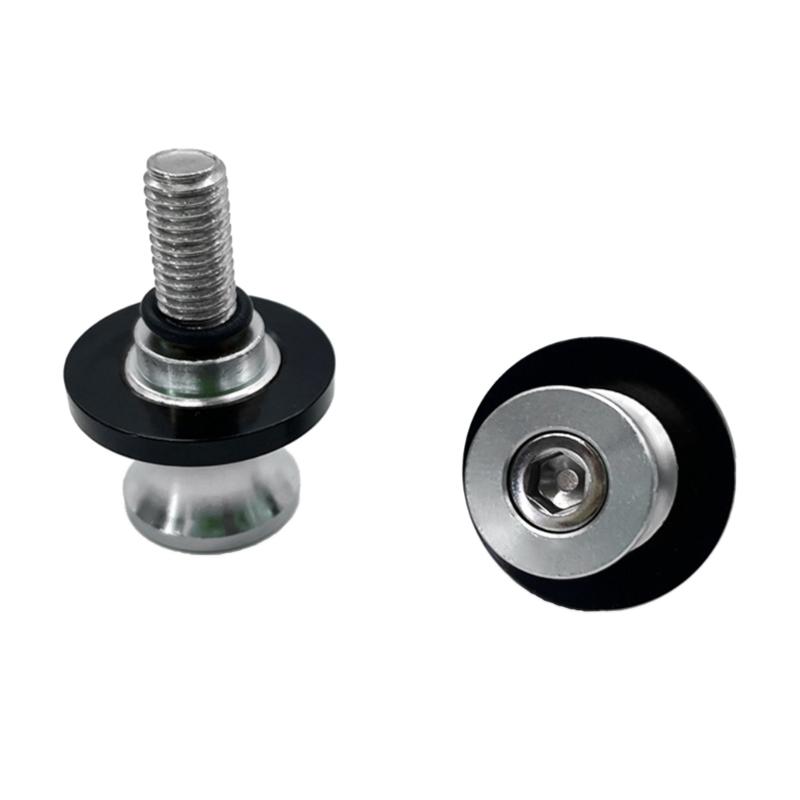 

Motorcycle Swingarm Spools 6mm 8mm 10mm Slider Stand Screws Decorations Universal Motorbike Swingarm Sliders Spools 8MM серебряный