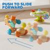 Table Dog Baby 0-3 Years Old Multi Functional Detachable Steering Wheel Puzzle Toy Boy Girls Sensory Gift