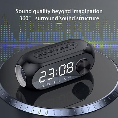 Wireless Bluetooth Speaker LED Display Large Volume  Alarm Clock FM Radio TF Card Player Sound Box Phone Computer