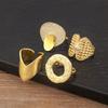 Nidin New Creative Design Heart/Doughnut/Belt Shape Open Rings Adjustable 6 Styles For Female Male Party Jewelry Accessories