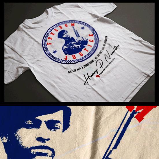 Black History Month Huey P Newton Revolutionary Justice Shotgun  African Unisex T-Shirt XXXL