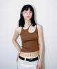 FASE String Line Top - Brown