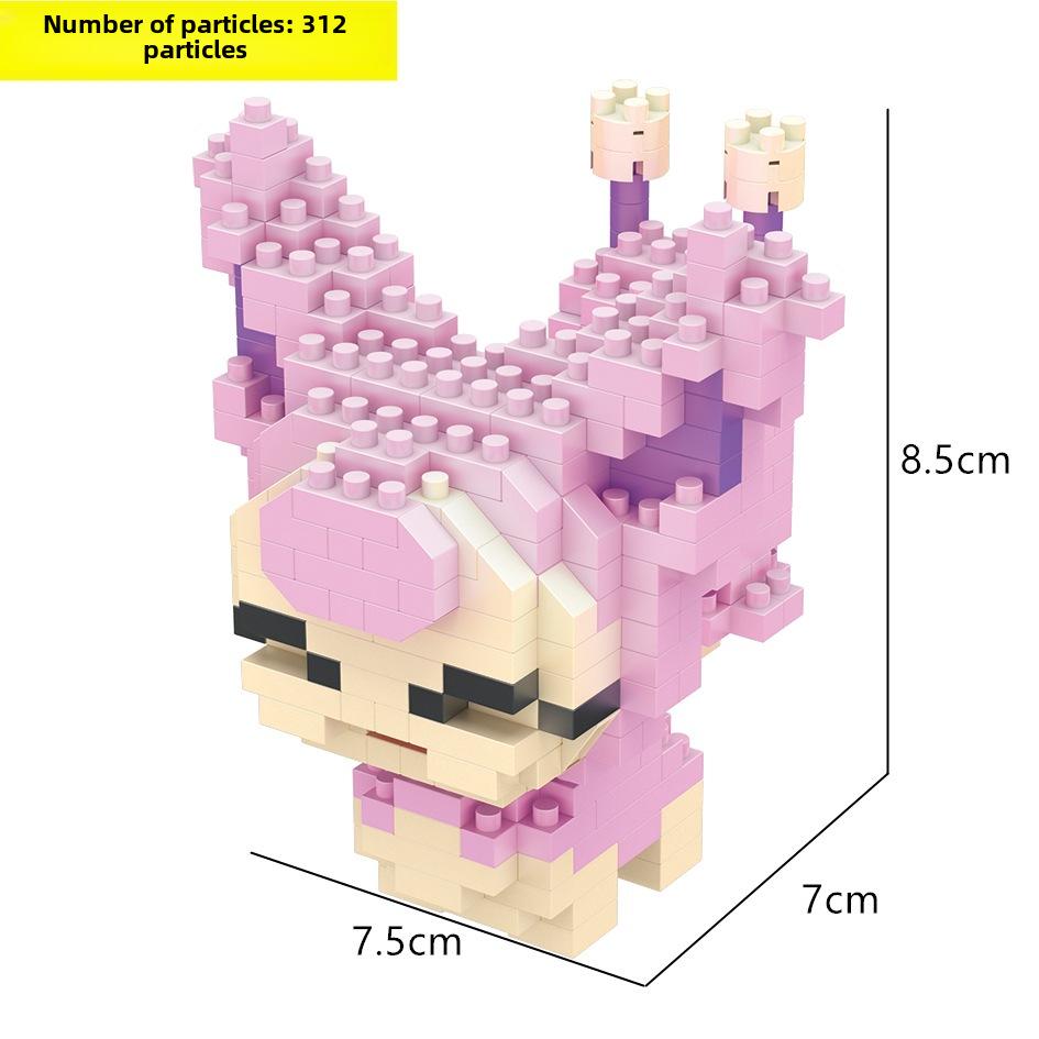 Leboyu 8093 Micro Diamond Block Toy - Educational Elf Assembly Set 