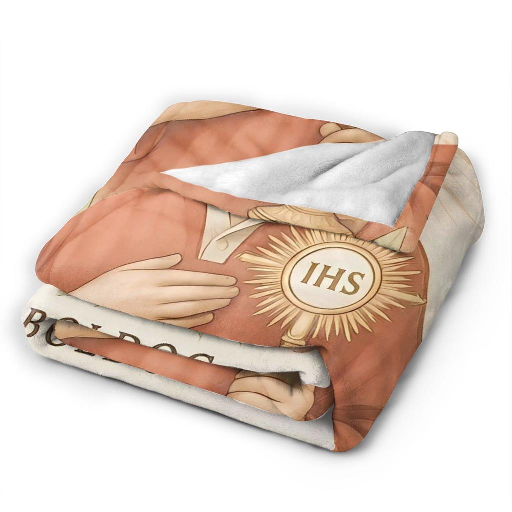 Sint Carlo Acutis Deken Kwaliteit Super Zacht Beddengoed Plaids Winter Decoratief Bank Stoel Nieuwigheid Bedsprei