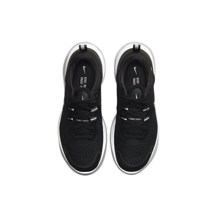 New Nike React Miler 2 'Black White' Women's CW7136-001