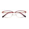 Presbyopia glasses anti-blue light middle-aged and elderly show young retro literary glasses women's ultra-light anti-fatigue high definition reading