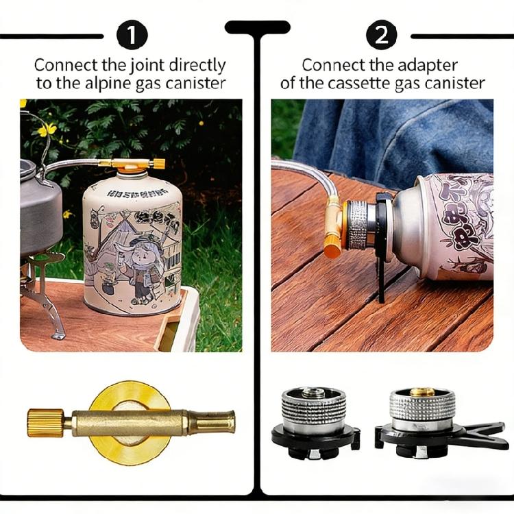Windproofs Triangular Brackets Camping Burners 3500W High Efficiency Burners Metal Texture Suitable for Outdoor Cooking