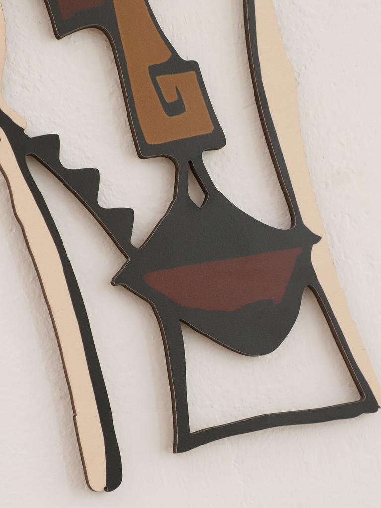 Abstract Face Wall Hanging Wooden Wall Decor Home and Office Decorative Hanging for Living Room Bedroom and Hallway Crafts Gift