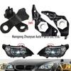 BMW 5 Series Headlight Repair Bracket Kit (63126949634, 63126941478)