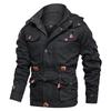 Winter Casual Fleece Verdickte Herrenjacke Große Größe Kapuzen Mittel und Lange Jacke