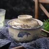 6.5inch Bowl With Lid Ceramic Instant Noodle Bowl For Soup Rice Noodle And Porridge Kitchen Tableware Dropshipping Support