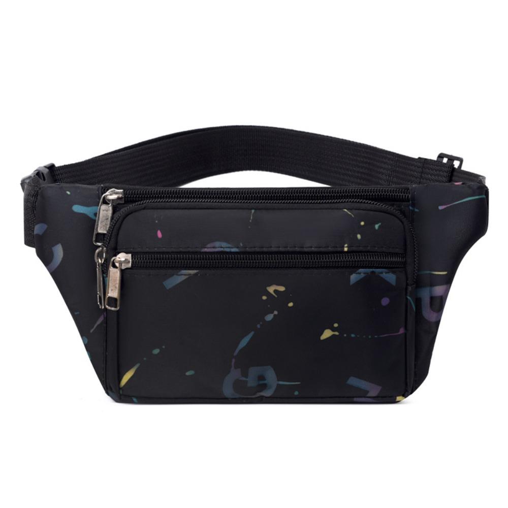 Casual Oxford Women Fanny Packs Anti-theft Large Capacity Running Waist Bag Lightweight Multi-pocket Sports Belt Pouch
