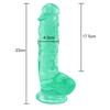 Dildo RUNYU Realistic Female Toys Suction Cup Green Male Dick Female Adult Sex Toys for Woman